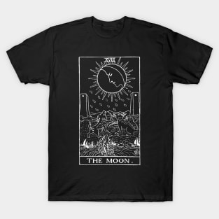 Moon Tarot in white T-Shirt